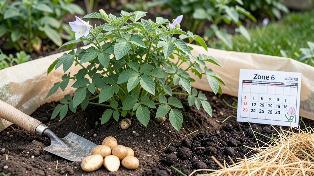 When to Plant Potatoes in Zone 6: Exact Weeks Before Last Frost for Best Yields