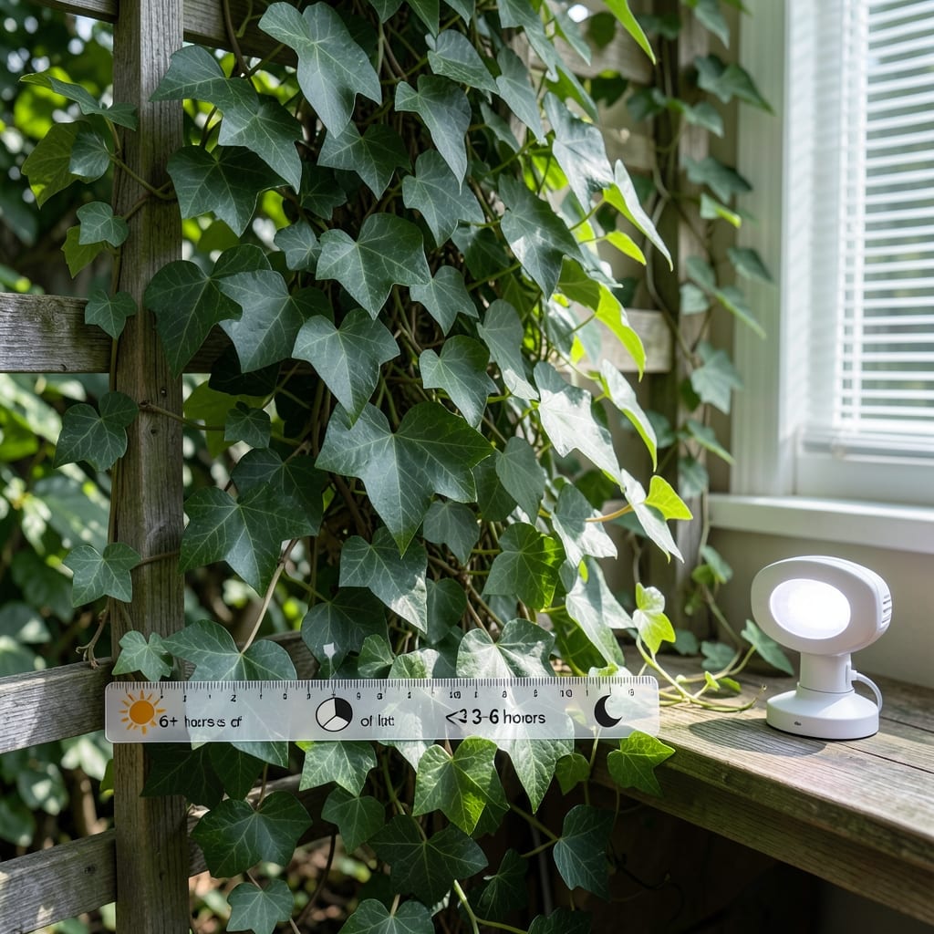 How Much Light Does an Ivy Plant Need: Thriving in 3 Types of Sunlight
