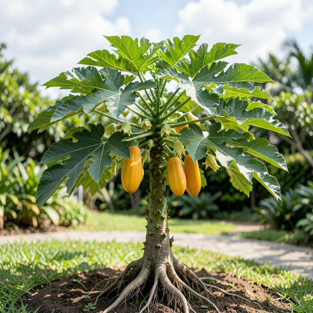How Tall Can a Papaya Tree Grow: Climate Zones That Double Its Natural Height