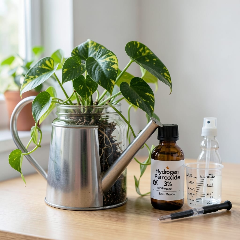 How Much Hydrogen Peroxide in Plant Water: Safe Dilution Ratios for Disease-Free Roots