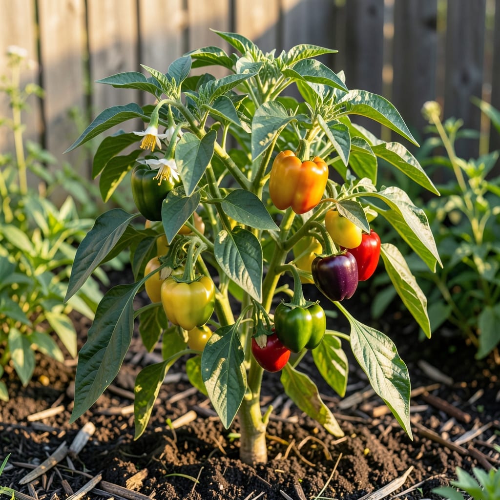How Tall Do Bell Peppers Grow: Mature Size Chart by Variety & Trellis Needs