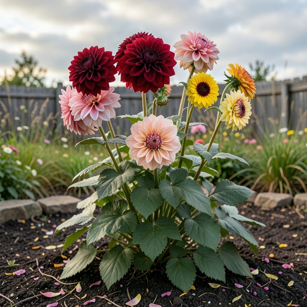 Dahlias How Tall They Grow: Variety Height Ranges & Staking Needs