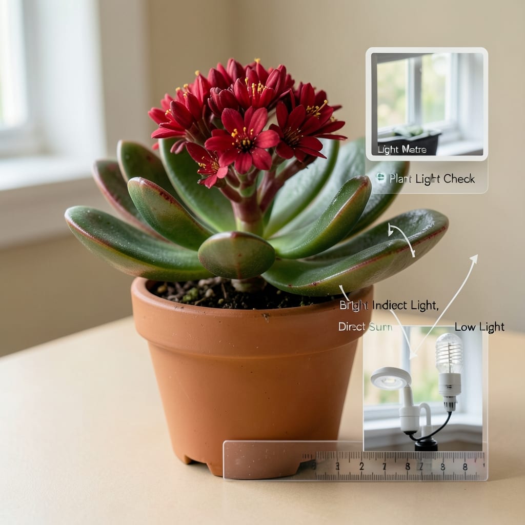 How Much Light Does a Kalanchoe Plant Need: Bright Indirect Sun Secrets for Blooms