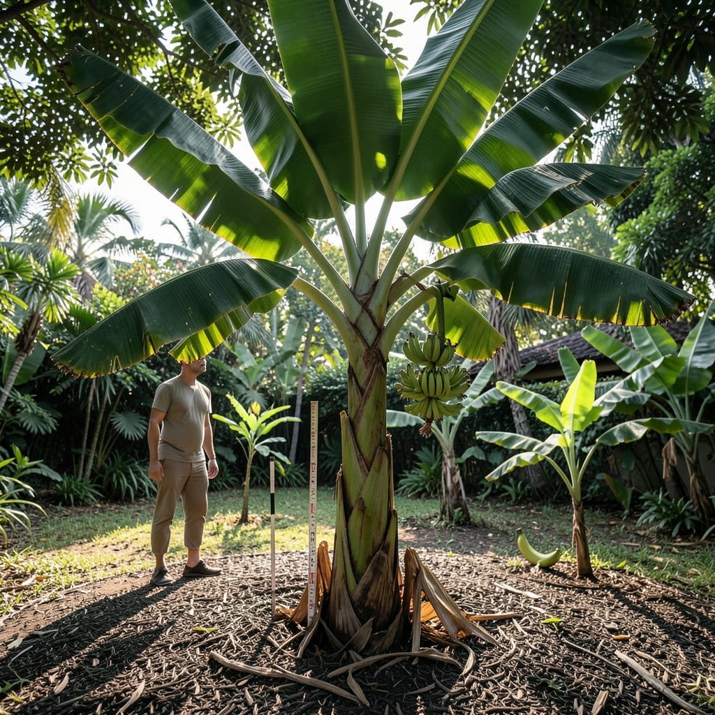 How Tall Can a Banana Tree Grow: 10-Plus-Foot Heights by Variety