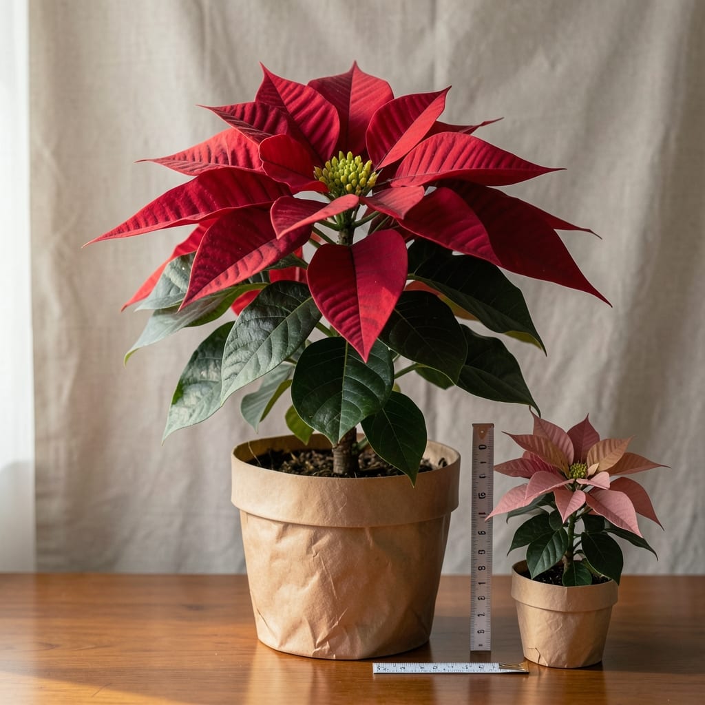 How Tall Can Poinsettias Grow: Compact vs Towering Varieties Explained