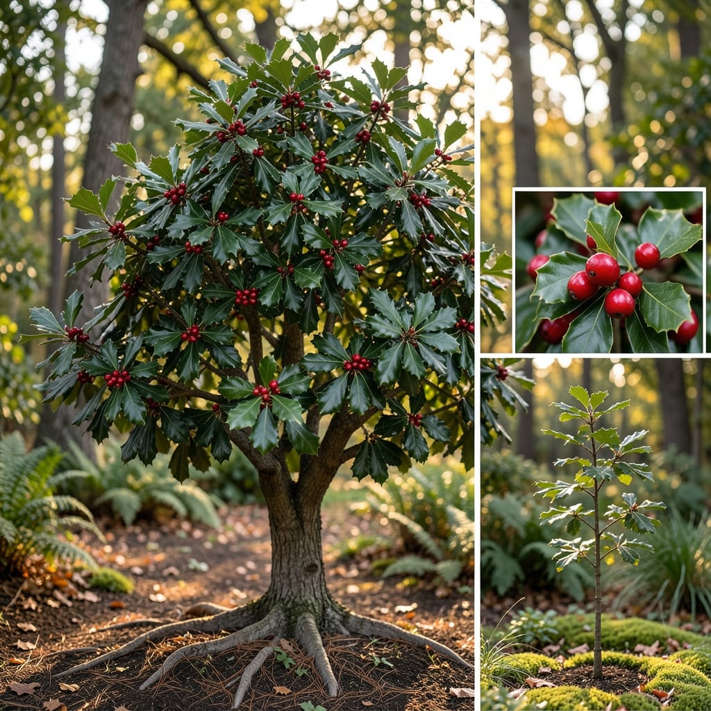 How Tall Can Holly Trees Grow: Dwarf to Towering Heights by Species